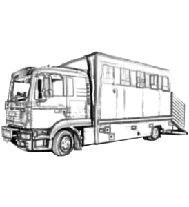 needaride horsebox illustration